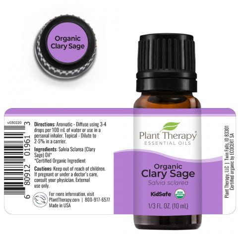 Scharlei (Clary Sage) biologisch - 10ml - Afbeelding 2