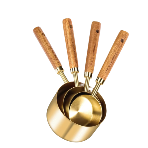 Cup maten - RVS - goud
