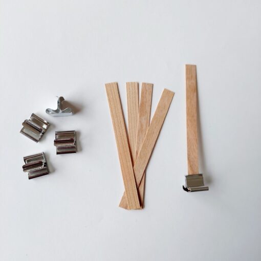 Houten kaarslonten - 0.8 cm x 9 cm.