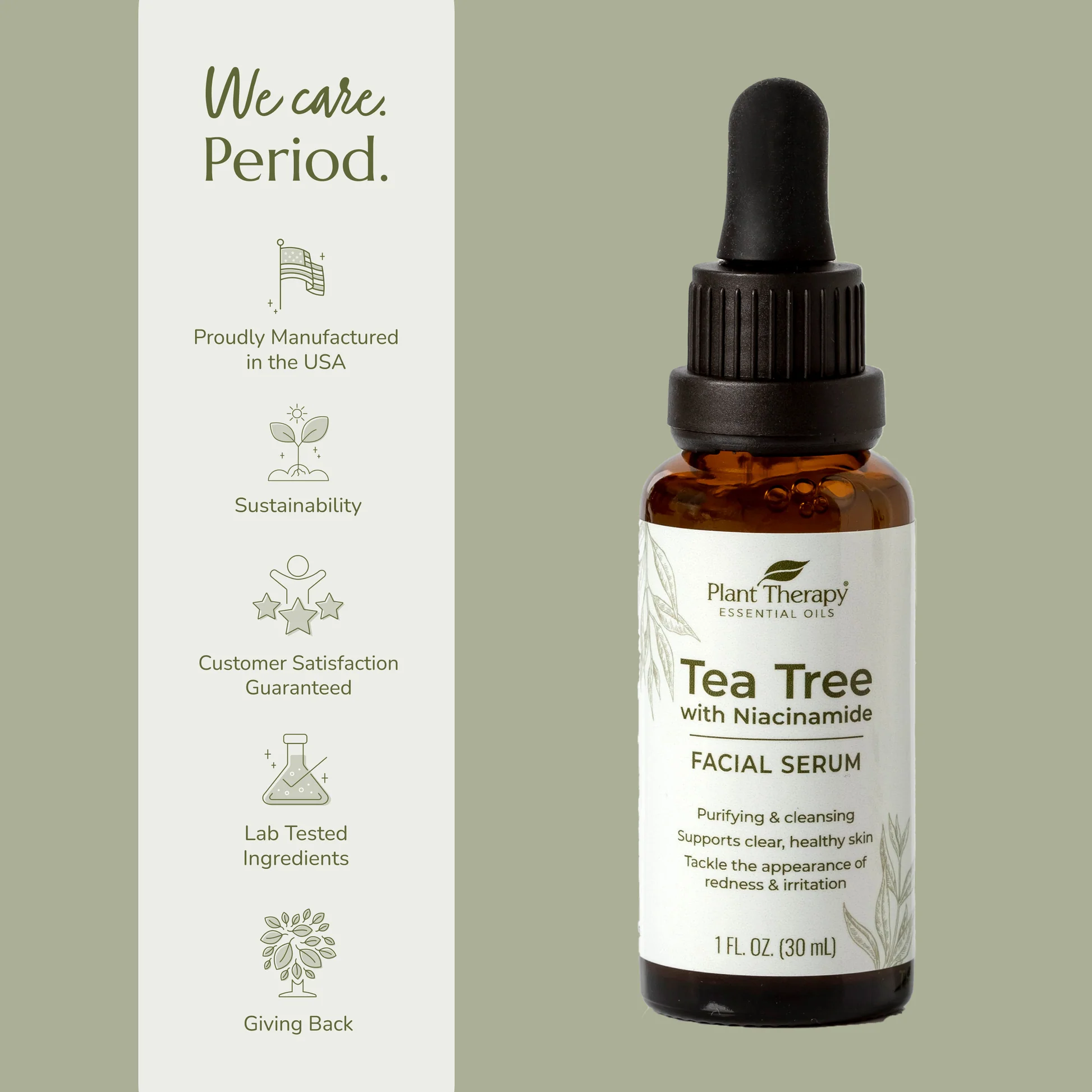 Gezichtsserum - Tea Tree met Niacinamide - 30 ml. - Afbeelding 4