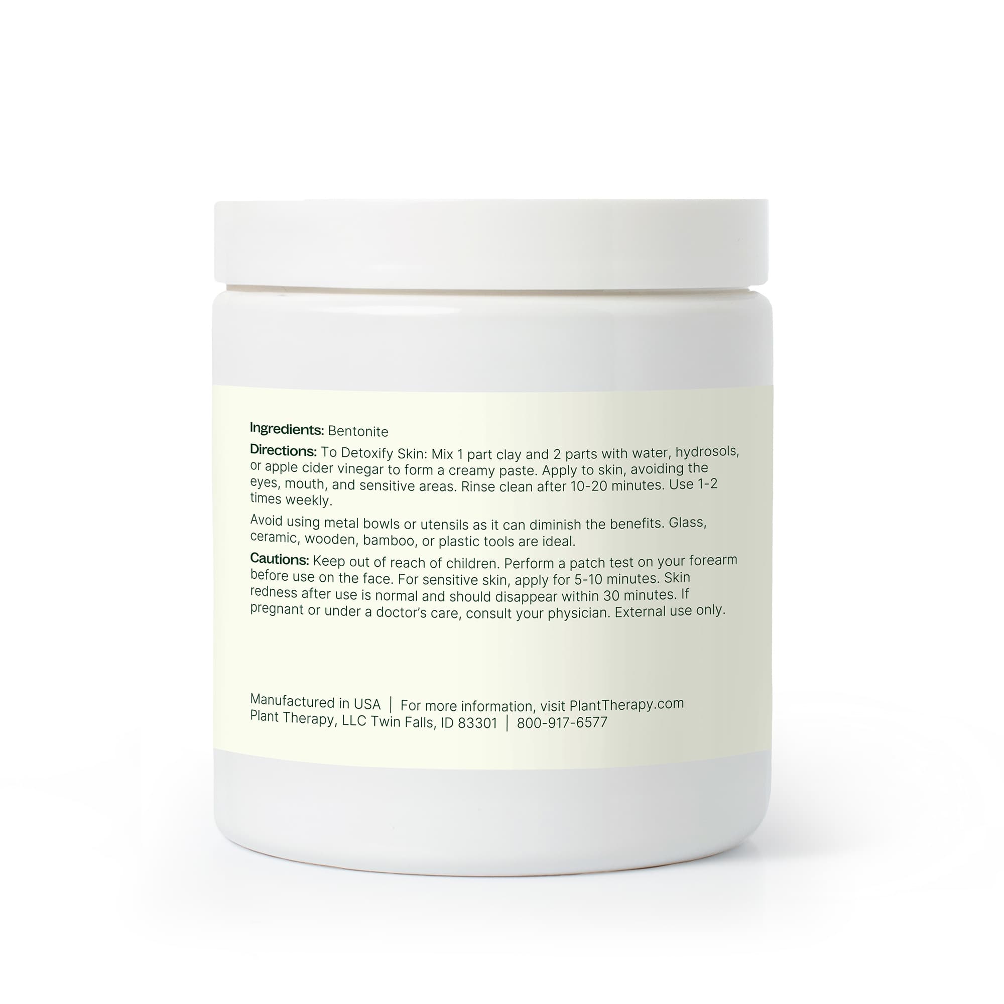 Calcium Bentoniet klei - 16 oz. / 453 gr. - Afbeelding 4